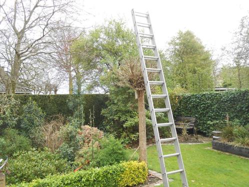ladder 14 spots, Doe-het-zelf en Verbouw, Ladders en Trappen, Gebruikt, Ladder, 4 meter of meer, Verzenden