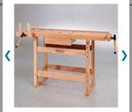 Houten Werkbank met 2 Bankschroeven, Ophalen, Zo goed als nieuw, 70 tot 120 cm, Bankschroef