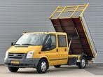 Ford Transit 330L 2.4 TDCI DC Kipper nieuwe apk, Auto's, Bestelauto's, Gebruikt, 2800 kg, Origineel Nederlands, Bedrijf
