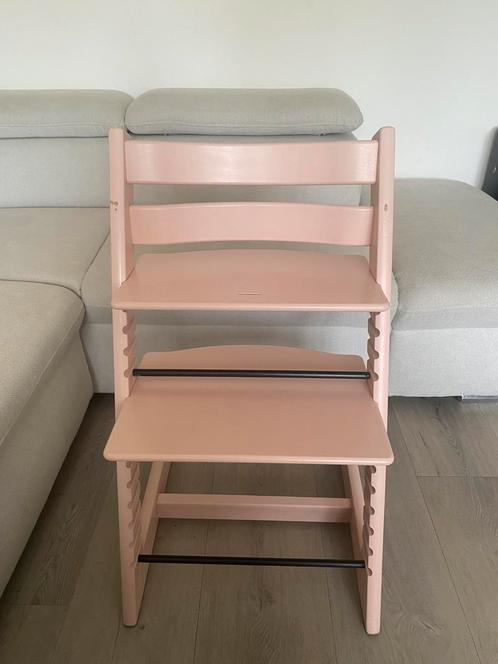 Stokke Tripp Trapp Stoel Roze Nieuw Model, Kinderen en Baby's, Kinderstoelen, Gebruikt, Meegroeistoel, Ophalen