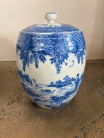 Blauwe Chinese pot met deksel, Antiek en Kunst, Antiek | Keramiek en Aardewerk, Ophalen of Verzenden