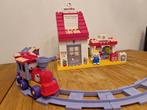 Duplo Hello Kitty Treinstation, Kinderen en Baby's, Speelgoed | Duplo en Lego, Duplo, Ophalen of Verzenden, Zo goed als nieuw