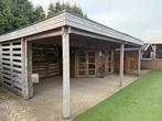 blokhut showmodel met hoge korting! 785x510cm, Ophalen, 3 ramen of meer, Blokhut, Zo goed als nieuw