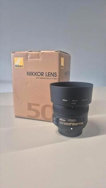 Nikon AF-S NIKKOR 50mm f/1.8G Lens – Zo goed als nieuw! beschikbaar voor biedingen