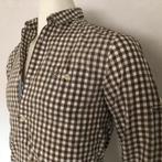 Fred Perry shirt - half button - classic checked heren, Overige kleuren, Verzenden, Halswijdte 39/40 (M), Zo goed als nieuw