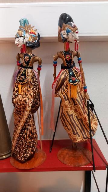 Wayang Golek Poppen - Indonesië beschikbaar voor biedingen