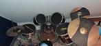 Goed drumstel met dempers, Muziek en Instrumenten, Ophalen, Gebruikt, Overige merken
