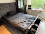 Velvet tweepersoons Bed 160x200 met Opbergruimte, Huis en Inrichting, Slaapkamer | Bedden, Ophalen, Tweepersoons, Zo goed als nieuw