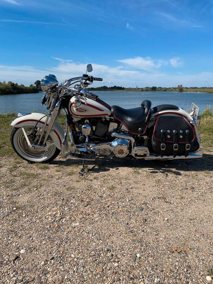 Unieke en zeldzame Harley Heritage Springer 1997, Motoren, Motoren | Harley-Davidson, Particulier, Toermotor, Ophalen of Verzenden