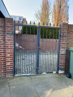 Metalen sierhekwerk / poort - 1880x1595mm, Tuin en Terras, Tuinhekken en Hekwerk, Met poort, Gebruikt, Ophalen of Verzenden, Sierhekwerk