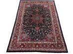 Handgeknoopt Perzisch tapijt meched blue pink 246x347cm, 200 cm of meer, 200 cm of meer, Gebruikt, Rechthoekig