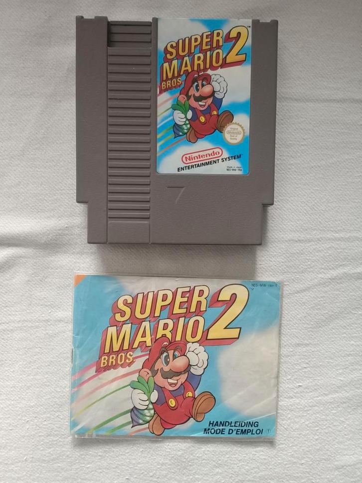 Super Mario Bros 2 - NES, Spelcomputers en Games, Games | Nintendo NES, Gebruikt, Platform, 1 speler, Vanaf 3 jaar, Ophalen of Verzenden