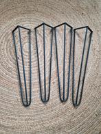 Metalen Tafelpoot Set - Zwart, Robuust, Ophalen, Tafelpoot, Minder dan 50 cm, 50 tot 100 cm