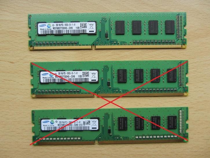 Samsung 2GB PC3-10600 DDR3-1333MHz non-ECC Unbuffered CL9, Computers en Software, RAM geheugen, Zo goed als nieuw, Desktop, 2 GB