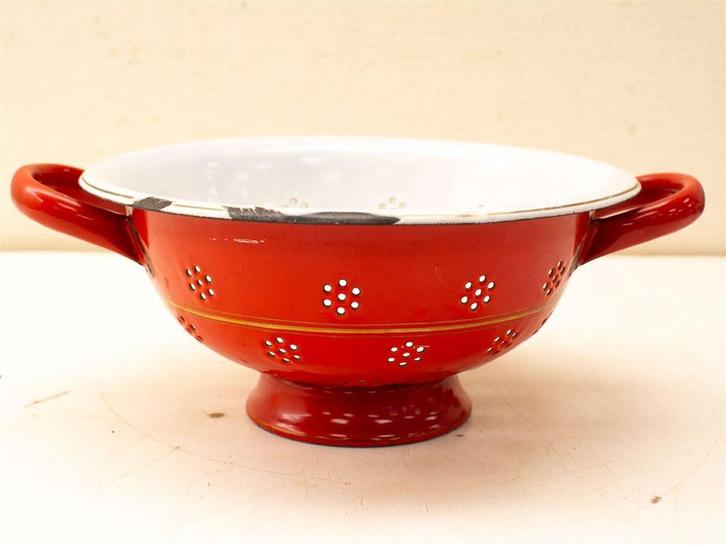 Emaille vergiet 35892, Antiek en Kunst, Antiek | Emaille, Ophalen of Verzenden