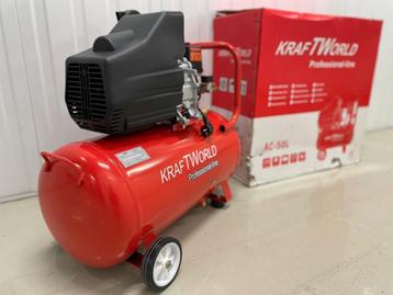 Nieuwe compressor 50 liter Kraft world beschikbaar voor biedingen