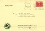 Nederlandse Bond Aqua-Terra, s-Gravenhage - 07.1954 - briefk, Ophalen of Verzenden, Briefkaart