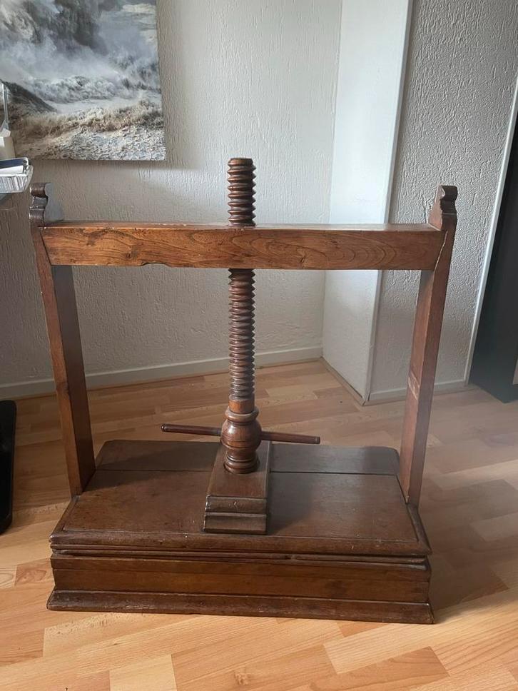 Antieke Boekenpers, Antiek en Kunst, Antiek | Gereedschap en Instrumenten, Ophalen