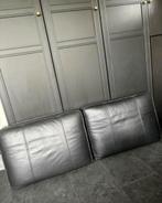 Ikea KIVIK Leren Kussens - Donkerbruin (2 stuks), Gebruikt, Leer, Ophalen of Verzenden, Rechthoekig