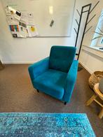 Goossens fauteuil 2x model Hipp petrol nieuwstaat, Huis en Inrichting, Ophalen, Zo goed als nieuw, 75 tot 100 cm, 50 tot 75 cm