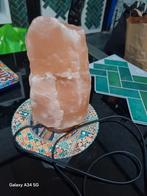 Zout lamp 25cmhoog, Huis en Inrichting, Lampen | Tafellampen, Ophalen, Zo goed als nieuw, Minder dan 50 cm