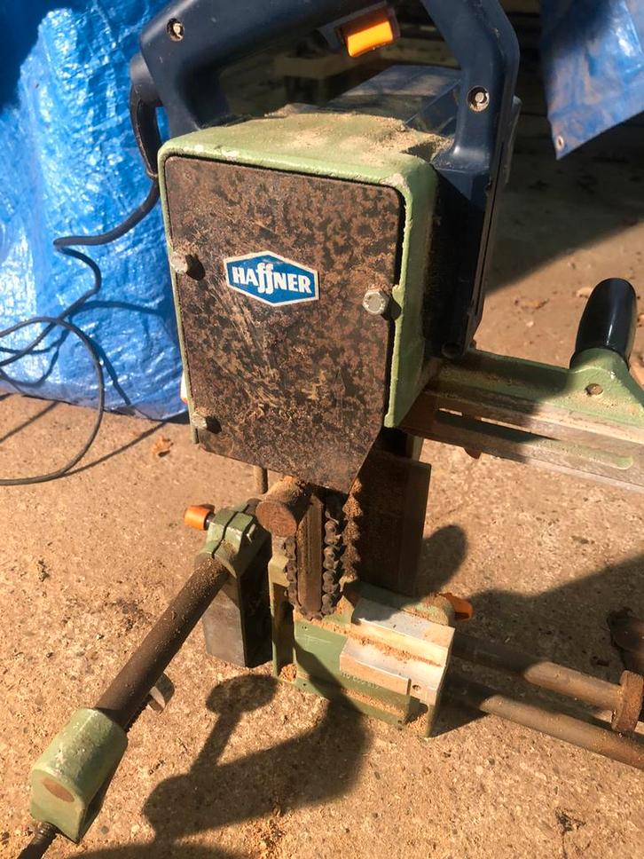 Haffner kf 416 kettingfrees, Doe-het-zelf en Verbouw, Gereedschap | Freesmachines, Gebruikt, Elektrisch, Kettingfrees, Ophalen