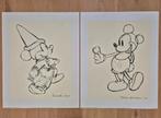Mickey Mouse posters, 2stuks 40x50cm, Antiek en Kunst, Ophalen