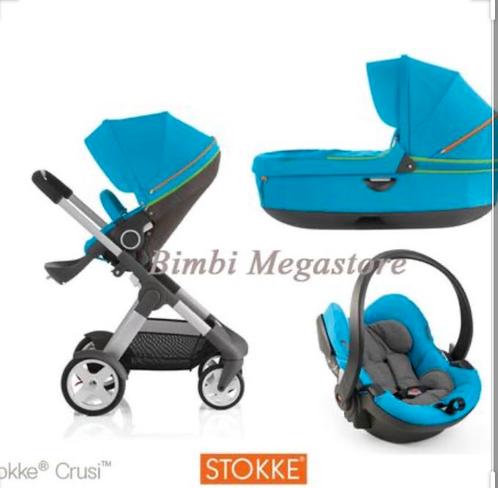 Stokke Crusi en Scoot, Kinderen en Baby's, Kinderwagens en Combinaties, Gebruikt, Kinderwagen, Overige merken, Duowagen, Met autostoeltje