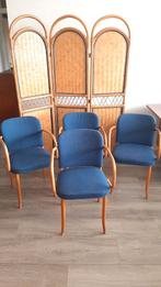 Set van 6 Thonet/Ligne stoelen, Huis en Inrichting, Stoelen, Ophalen, Gebruikt, Bruin
