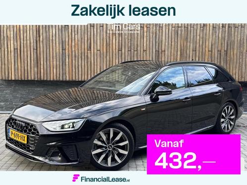 Audi A4 Avant 35 TFSI S edition Competition Automaat | Zwart, Auto's, Audi, Bedrijf, Lease, Financial lease, A4, ABS, Airbags