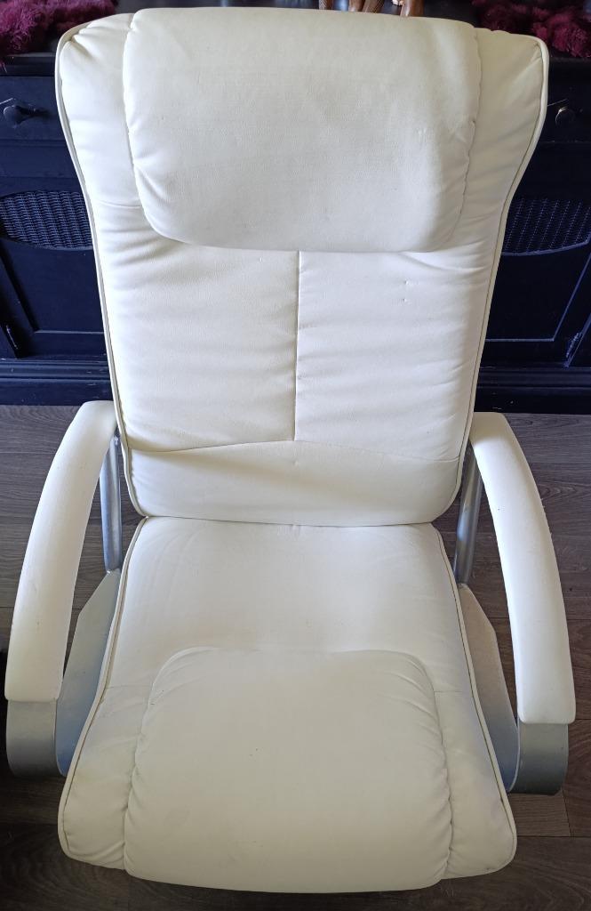 Fauteuil inclusief hocker, Huis en Inrichting, Fauteuils, Zo goed als nieuw, Overige materialen, 75 tot 100 cm, 100 tot 125 cm