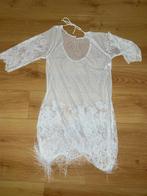 SAPPH witte kanten strandjurk M/L in ~~nieuw~~staat, Kleding | Dames, Badmode en Zwemkleding, Verzenden, Zo goed als nieuw, Wit
