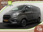 Ford Transit Custom 2.0 170 PK Aut. Sport DC 6-Pers Half-Led, Gebruikt, 4 cilinders, Leder en Stof, 14 km/l
