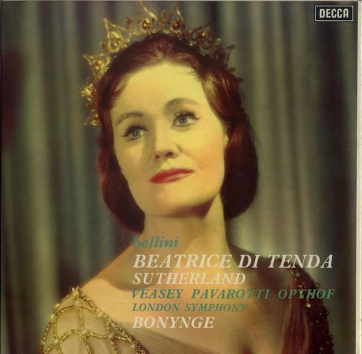 Bellini Sutherland Beatrice Di Tenda 3 LP BOX, Cd's en Dvd's, Vinyl | Klassiek, Zo goed als nieuw, Classicisme, Kamermuziek, 12 inch