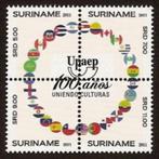 Suriname 1778/81 postfris Centennium UPAEP 2011, Ophalen of Verzenden, Postfris