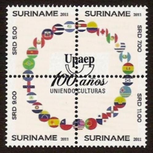 Suriname 1778/81 postfris Centennium UPAEP 2011, Postzegels en Munten, Postzegels | Suriname, Postfris, Ophalen of Verzenden