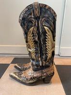 Sendra cowboylaarzen lang - Phyton/Slangenleer - Maat 39, Bruin, Ophalen of Verzenden, Gedragen, Hoge laarzen