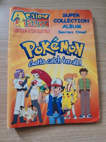 Pokemon Action Flipz map met 15 flipz kaartjes beschikbaar voor biedingen