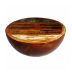 Houten salontafel komvormig – nieuw, ongebruikt, in doos, Huis en Inrichting, Overige materialen, 50 tot 100 cm, Rond, Nieuw