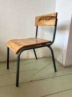 Kinder buro stoeltje vintage krukje vintage industrieel, Ophalen, Overige kleuren, Vintage industrieel burostoel schoolstoel, Zo goed als nieuw
