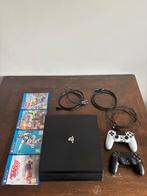 Playstation 4 pro, Spelcomputers en Games, Spelcomputers | Sony PlayStation 4, Met games, Met 2 controllers, Ophalen of Verzenden