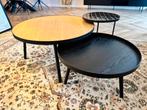 Salontafel set - woood en zuiver, Ophalen, Rond, 50 tot 100 cm, Zo goed als nieuw