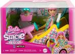 Barbie Stacie met Go-kart - Barbie auto - Barbiepop. NIEUW, Kinderen en Baby's, Speelgoed | Poppen, Barbie, Nieuw, Ophalen of Verzenden
