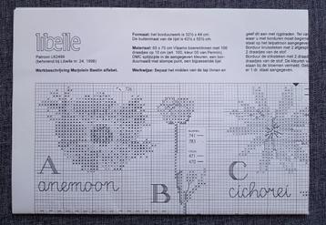Libelle bestelpatroon L62499 Marjolein Bastin Bloemen ABC beschikbaar voor biedingen