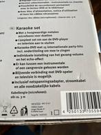 Karaokeset - Compleet met microfoons!, Audio, Tv en Foto, Karaoke-apparatuur, Ophalen of Verzenden, Gebruikt, Complete set
