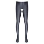 Donkergrijze heren chaps legging heren dames strakke broek, Verzenden, Nieuw, Overige maten, Grijs