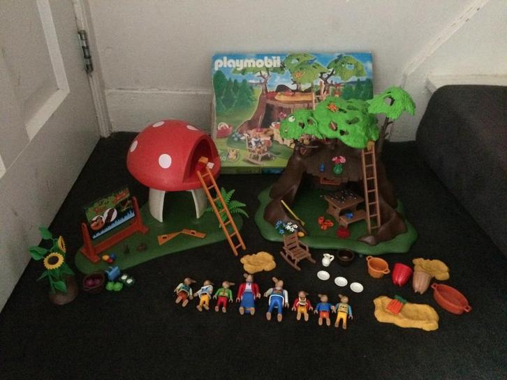 playmobil partij Hazenfamilie, Kinderen en Baby's, Speelgoed | Playmobil, Los playmobil, Ophalen of Verzenden