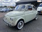 Fiat 500 500 R Nuova*Cabrio Top*Keurige Staat*Incl Trailer!, Lederen bekleding, Gebruikt, Wit, Leder