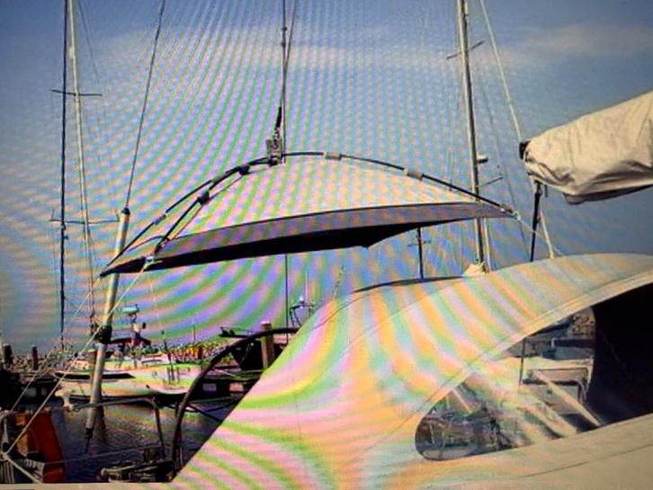 Zonnescherm Bleu Performance boot, Watersport en Boten, Accessoires en Onderhoud, Gebruikt, Overige typen, Ophalen