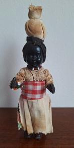Oud popje met originele kleding, circa 1950, Verzamelen, Poppen, Ophalen of Verzenden, Gebruikt, Pop